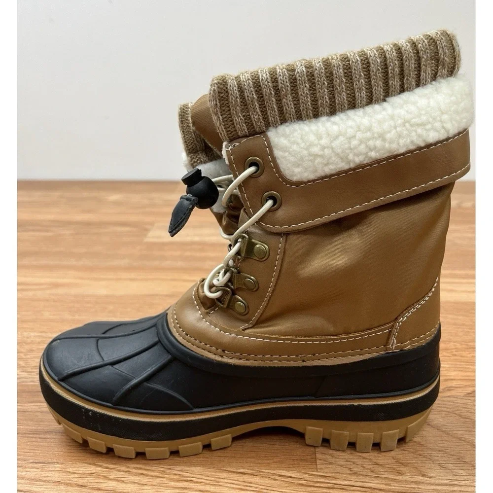 Dream Pairs KMONTE Unisex Kids Winter Snow Duck Boots Waterproof Size 2 NEW